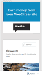 Mobile Screenshot of bleuwater.me